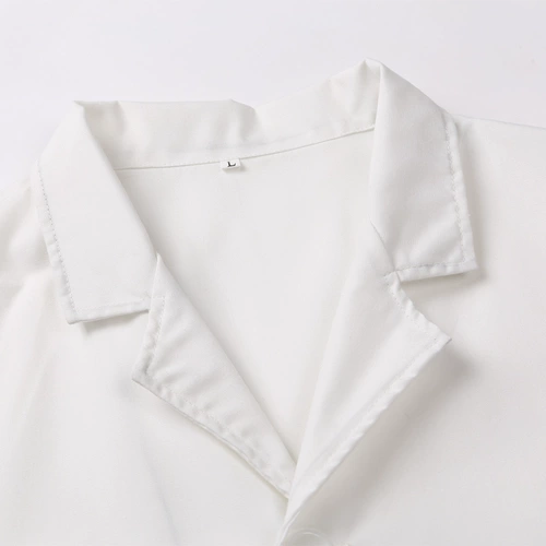 Школьный белый лонгслив для работы подходит для мужчин и женщин для раннего возраста, белая одежда