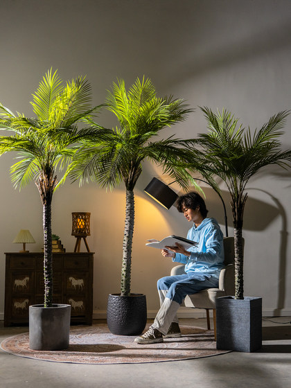 Large Artificial Green Plant, Sunflower, Indoor Living Room Fake Tree, Potted Plant, Simulated Tropical Plant, Floor-Standing Landscape Decoration