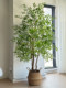 Large Artificial Green Plant Floor-Standing Indoor Potted Plant Elm Money Tree Money Banyan Ornament Bionic Tropical Fake Tree Landscaping Decoration