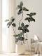 Black Diamond Rubber Tree Artificial Plant Potted Indoor Floor-Standing Fake Tree Bionic Green Plant Landscaping Home Furnishings Decoration