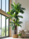 Simulated Coconut Tree Indoor Green Plant Decorative Potted Large Shopping Mall Artificial Tropical Plant Floor-Standing Artificial Tree Palm Sunflower
