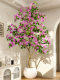 High-End Artificial Green Plants, Fake Trees, Bougainvillea, Indoor Living Room Floor-Standing Ornaments, Artificial Plants, Fake Plum Blossoms, Landscaping Decoration