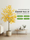 Simulated Green Plant Maple Tree Indoor Living Room Artificial Plant Potted Landscaping High-End Imitation Window Display Floor Decoration Ornament