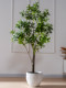 Large Artificial Green Plant Hanging Bell-Shaped Horse-Drunken Wood Indoor Store Potted Landscaping Bionic Fake Plant Window Display Floor Decoration