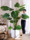 Monstera Artificial Plant Landscaping Indoor New Model Bionic Green Plant Fake Tree Potted Plant Living Room Decoration Ornament Fake Flower Tree