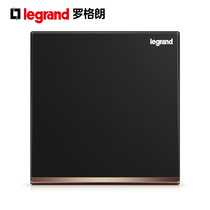 TCL Legrand switch socket Yijing carbon black one open multi-control three-control middle switch half-way matte