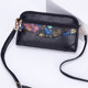 Mobile phone crossbody bag 2024 new middle-aged and elderly women mobile phone coin purse retro one-shoulder crossbody soft leather small bag