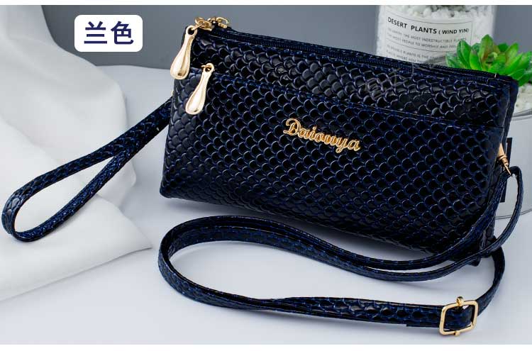 Túi đựng điện thoại di động nữ đeo chéo 2018 mới mặt cắt ngang trung niên lady vai nhỏ túi xách hoang dã điện thoại di động khóa ví túi xách nữ da mềm hàng hiệu