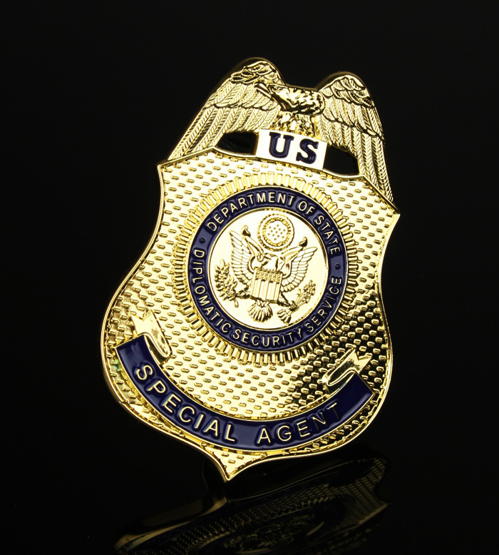 Big insignia US Congress Diplomatic Security Service Agent Big Badge pure bronze insignia