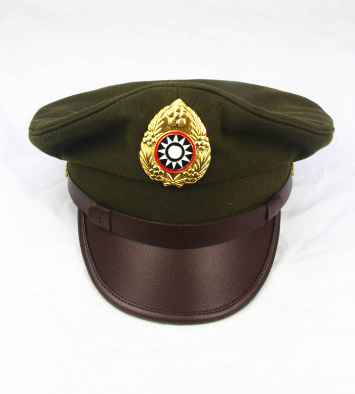 Film and television props National Army large - cap nut - type nut National Party officer hat