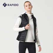 RAPIDO Ramp 2019 Mùa đông Phụ nữ mới Nối áo chống gió ấm áp Thể thao xuống Vest - Áo thể thao