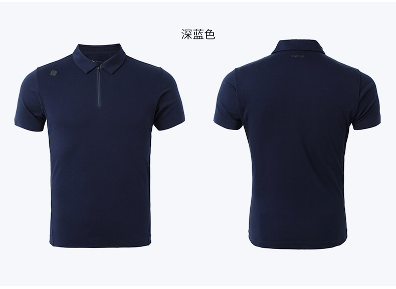 RAPIDO Hàn Quốc Samsung 2018 hè sản phẩm mới dành cho nam áo thể thao và giải trí POLO CN8142P02 - Áo polo thể thao ao thun polo