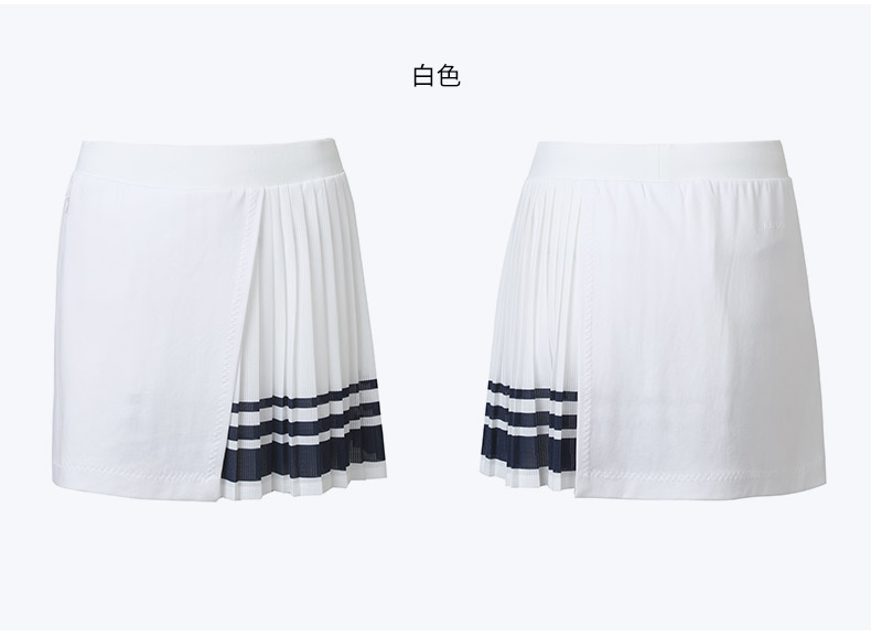 RAPIDO 雳 霹 道 Cô hè sản phẩm mới khâu chống ánh sáng xếp li thể thao váy liền nửa dài nữ hè - Trang phục thể thao áo thể thao nữ