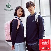BEANPOLE Binbo 2018 trung tâm mua sắm với cùng một vài màu rắn áo thun đan top BO8141D01 áo đôi