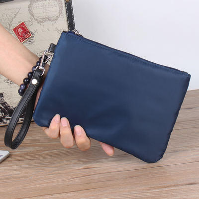 Casual small hand bag, lightweight and trendy clutch bag, phone bag, loose change key bag, nylon Oxford fabric clutch bag