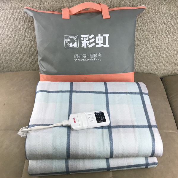 Rainbow Electric Blanket Double double cut electric blanket thermoregulation Safe timed shutdown without water warming mite 1 5 1 8 m