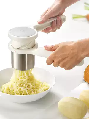British joseph joseph Kitchen household mashed potato rotary manual stainless steel mud press Masher