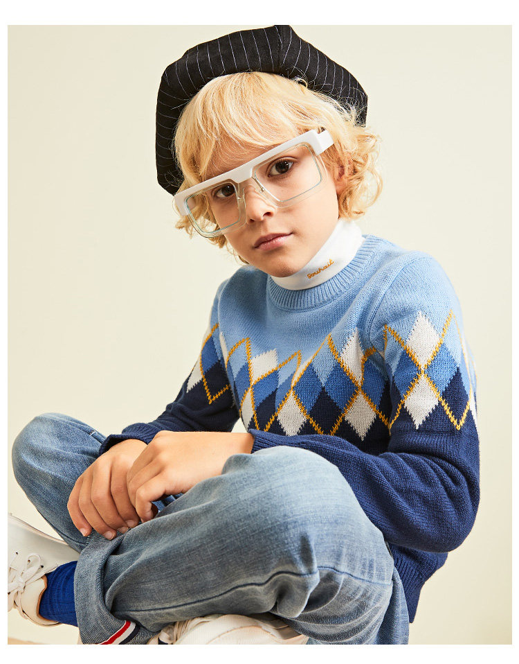 水孩儿 男童针织毛衣 双重优惠折后¥79包邮 105~170码4色可选