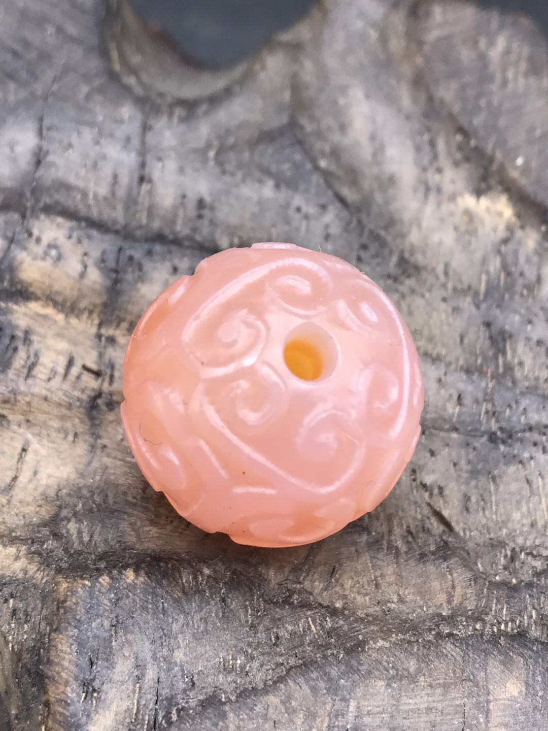 Ancient Play Miscellaneous Jade jade Old Manau imitating the ancient Reiko Liao Jinmanau Flowers Deserve the Pearl Pendant Collection Accessories of Old Everest