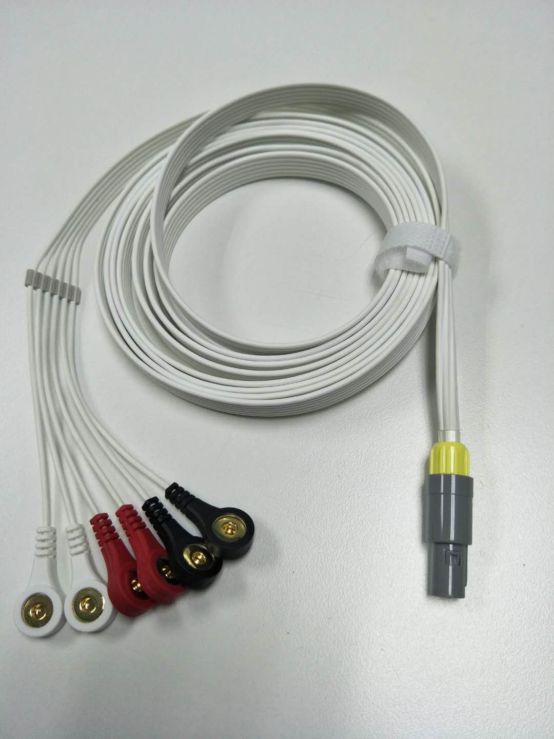 Applicable to Spirette biofeedback rehabilitation instrument electrode cable one drag 6 electric stimulator lead wire buckle type