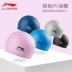 Li Ning mũ bơi của phụ nữ không thấm nước đầu tóc dài bảo vệ tai của nam giới đặc biệt dành cho trẻ em silicone PU mũ bơi lớn - Mũ bơi