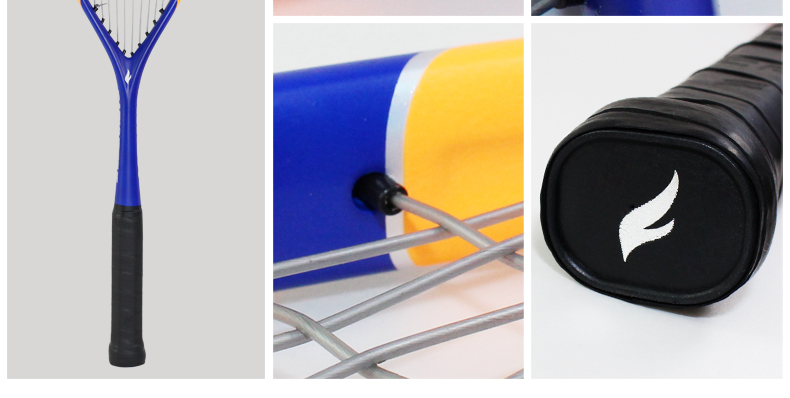 Một mảnh chính hãng đào tạo chuyên nghiệp squash racket đầy đủ carbon siêu nhẹ tường shot mua một tặng ba vợt babolat