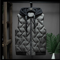 Juventus new thickened autumn and winter hooded vest vest jacket Juventus fan supplies souvenirs