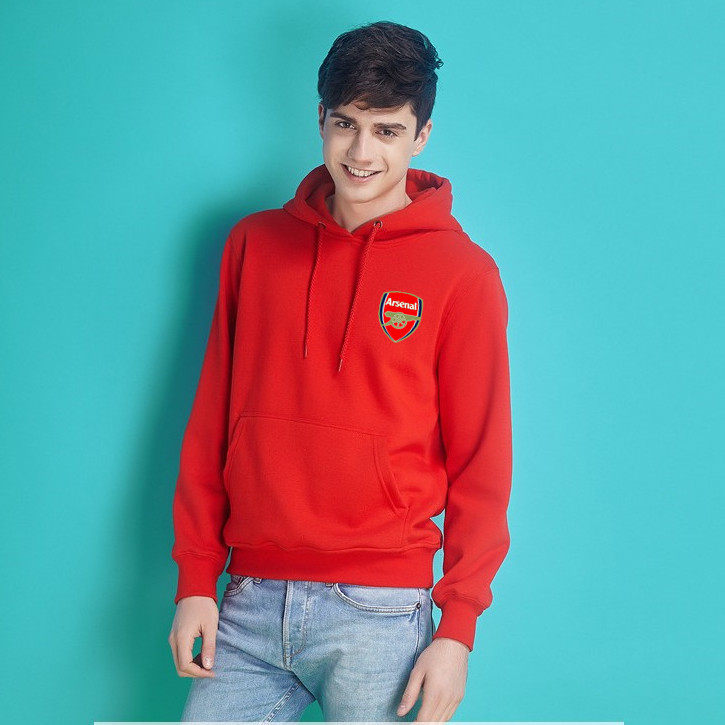 Arsenal fans supplies souvenirs Arsenal thickened sports and leisure hooded sweater jacket men and women