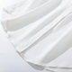 Has a swan temperament pleated white chiffon shirt women's top design sense niche 2022 new fashion shirt