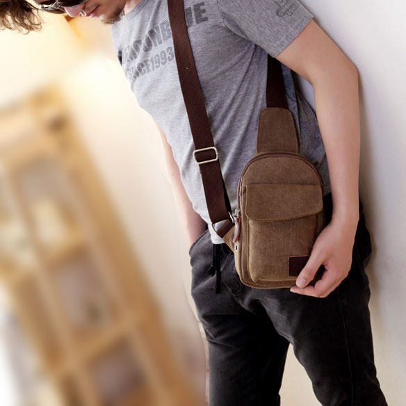 8 inches suitable for Huawei M56 youthful version Honor flat X7 protection leather cover canvas portable small backpack inclined satchel 