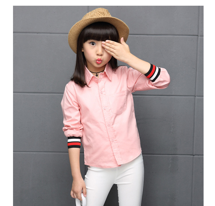 Chemise fille à manche longue - Ref 2086127 Image 23