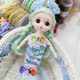 ດົນຕີກະພິບ Mermaid Barbie Doll Doll Doll Pendant Girl Gift Princess Doll ຂອງຫຼິ້ນເດັກນ້ອຍ