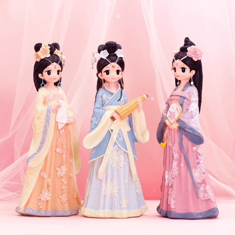 Palace Gangga Display Chinese Ancient Doll Han-clothing Girl Girl's Birthday Valentine's Day Gift