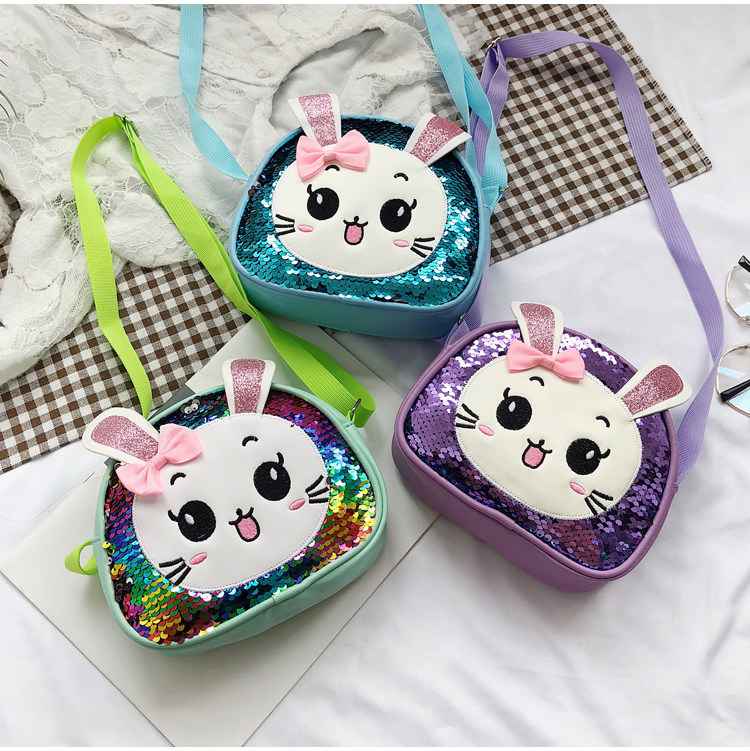 Children's small bag 2020 New style fashionable sequined infant and toddler small backpack Cute cartoon girl single-shoulder crossbody bag undefined