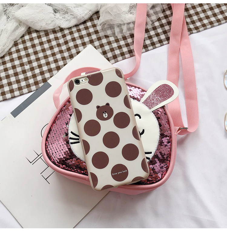 Children's small bag 2020 New style fashionable sequined infant and toddler small backpack Cute cartoon girl single-shoulder crossbody bag undefined