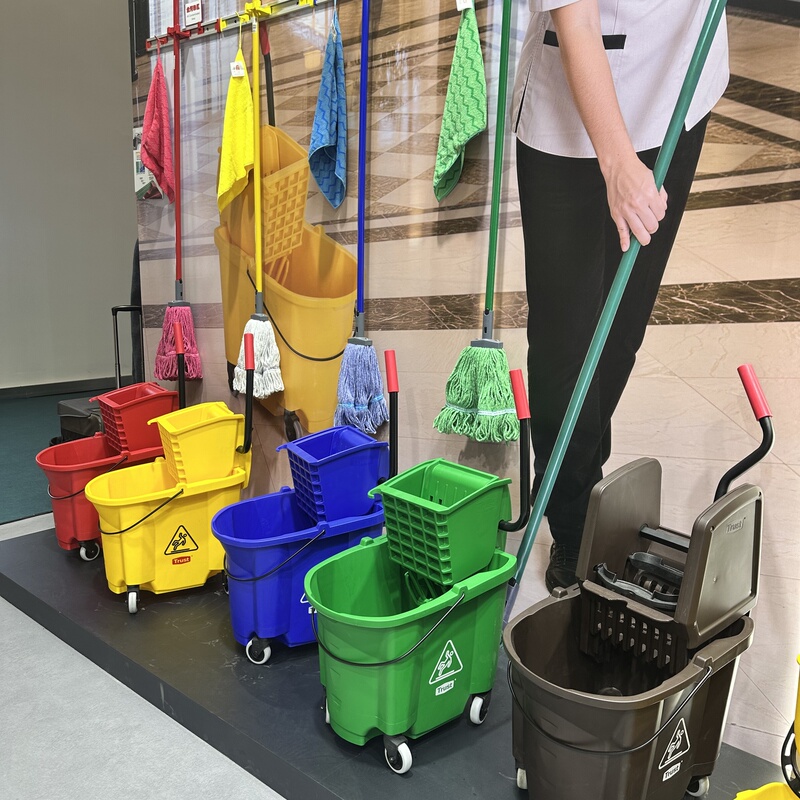 Trust Water Squeeze Truck 5221 Cleaning Mop Squeeze Bucket Mopping Bucket Mop Squeeze Truck 33L for Cleaning
