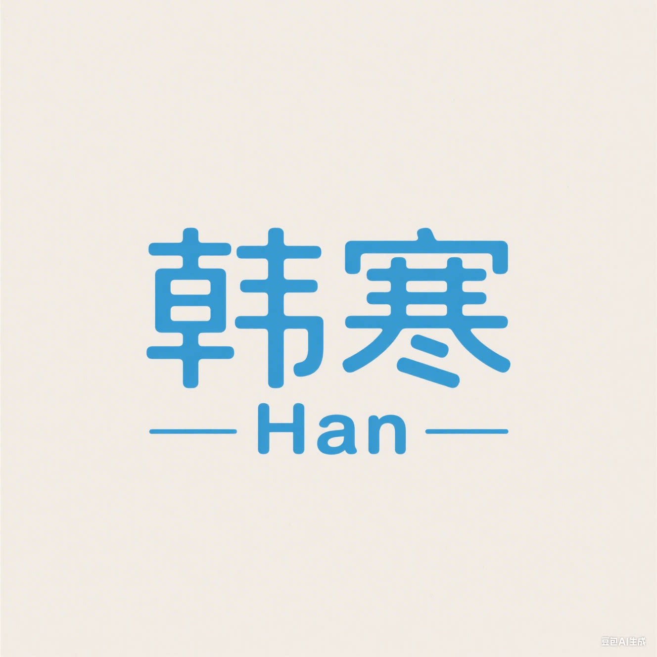 韩寒针织铺的LOGO