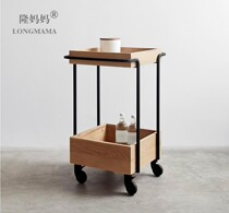 Mobile snack food cart cart wrought iron tool storage display stand metal porch nail cosmetics storage cabinet