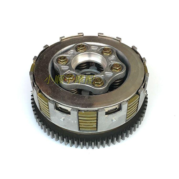 Tricycle motorcycle parts Zongshen Lifan CG150 CG200 clutch assembly 6 columns 6 pieces 73 teeth