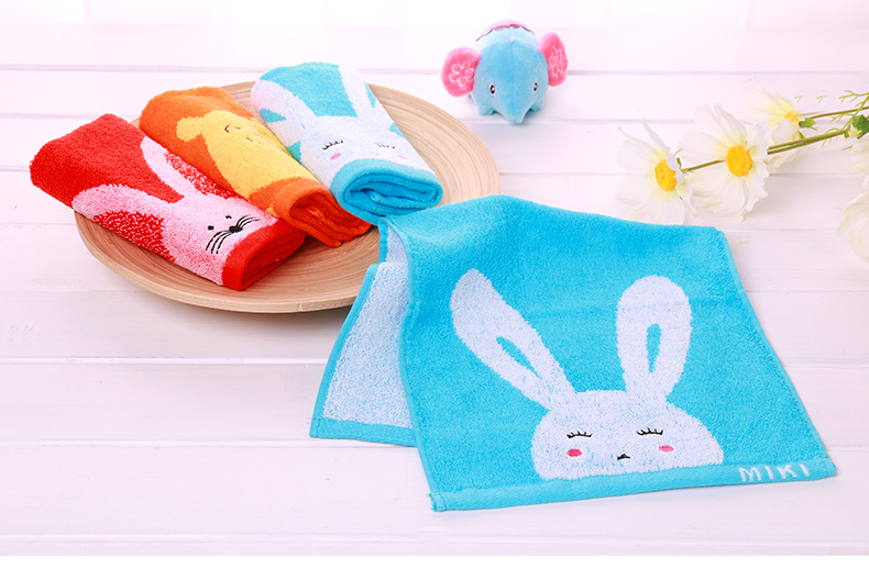 Grace / Jie Li Ya cotton nhỏ khăn hoạt hình trẻ em dễ thương khăn thấm 3 - Khăn tắm / áo choàng tắm khăn tắm sợi tre cho bé