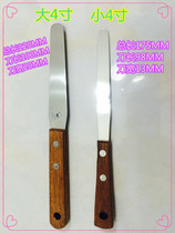 4 inch stainless steel ink mixing knife solder paste red glue mixing knife oil mixing knife SMT tin slurry scraper