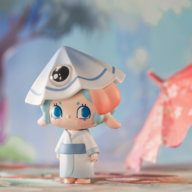 Genuine desktop swing piece Small goat demonic series A set of sets of blind box tide play models cute paparazzi girl presents