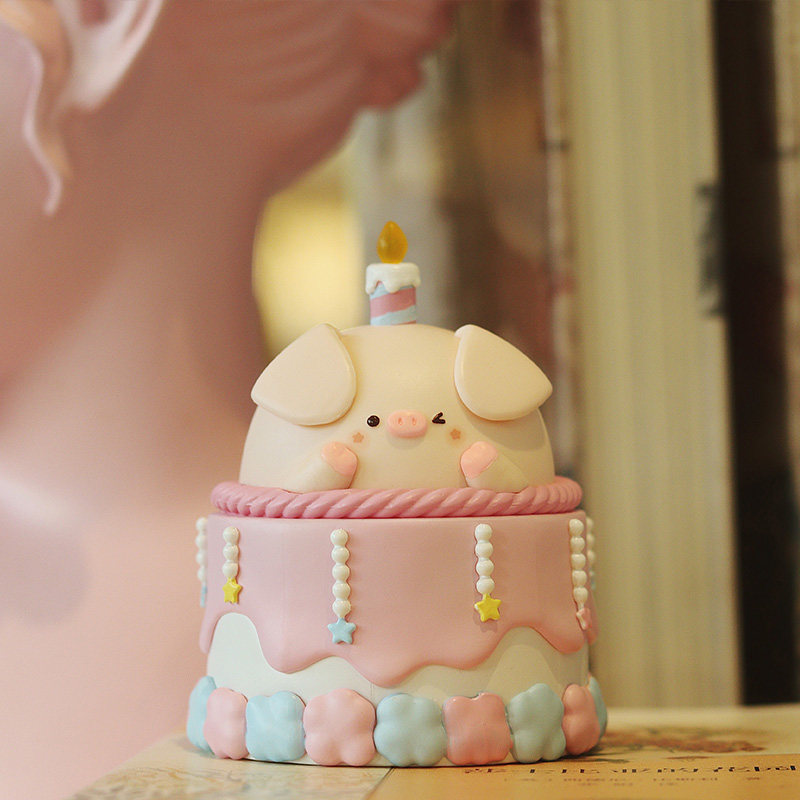 Genuine Piko Pig dessert series blind box tide toys cute girl heart gift doll