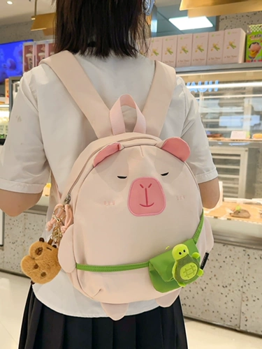 Ранец, сумка через плечо, маленький милый школьный рюкзак, для средней школы