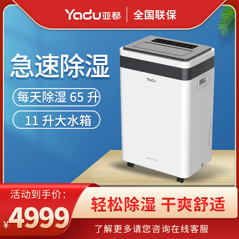 Sub-dehumidifiers C8601BJ Villa Basement Moisture Absorber Dry Dehumidifiers Dry Clothes 65 litres per day