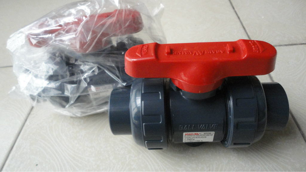 ASAHI CLEANPVC球閥 AV日本旭有日標雙由令球閥/活接球閥16100