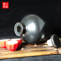 2kg white wine bottle vintage wine jar Ceramic empty bottle 1kg custom logo10kg wine jar 5kg vinegar jar