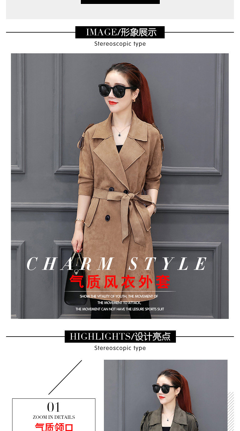 Trench pour femme en Polyester - Ref 3225919 Image 9