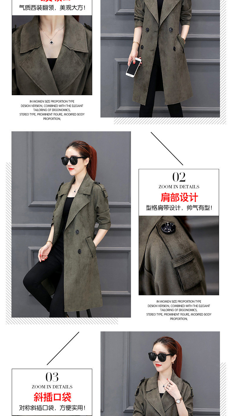 Trench pour femme en Polyester - Ref 3225919 Image 10