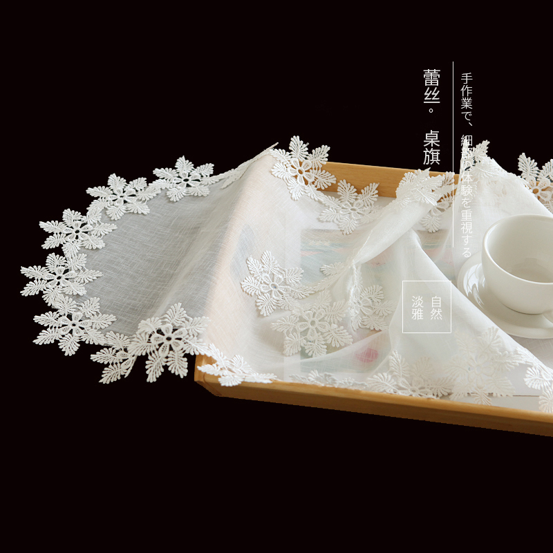 (clear cabin) meritocratic 9938 minimalist pure white tea table multipurpose cover towels TV cabinet bucket cabinet table flag